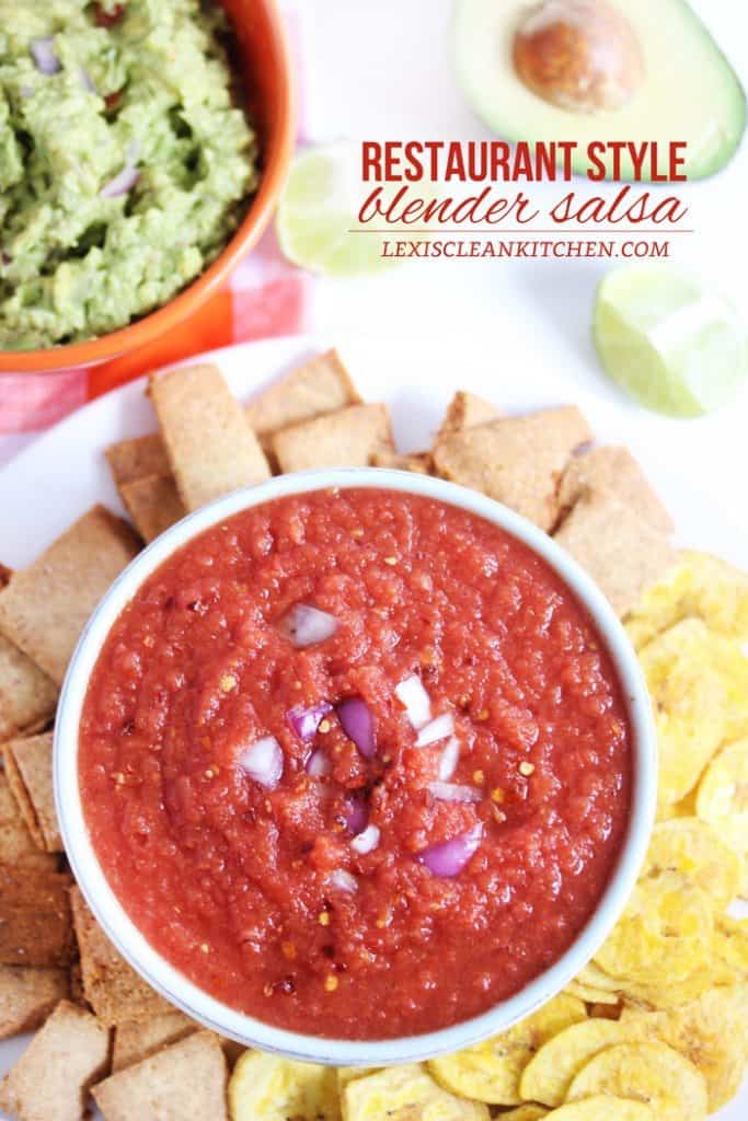 RestaurantStyle Blender Salsa Lexi's Clean Kitchen