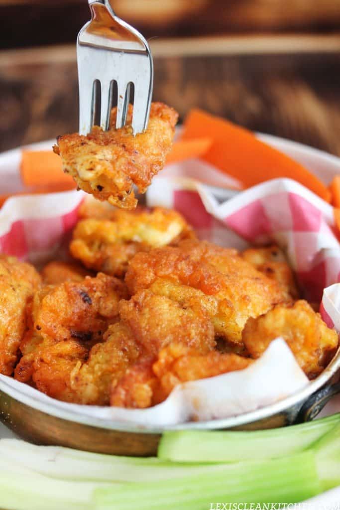 Crispy Buffalo Chicken Bites Lexi's Clean Kitchen
