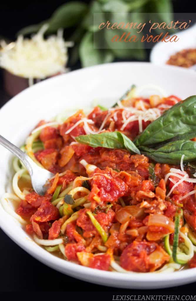 Creamy ‘Pasta’ Alla Vodka Lexi's Clean Kitchen