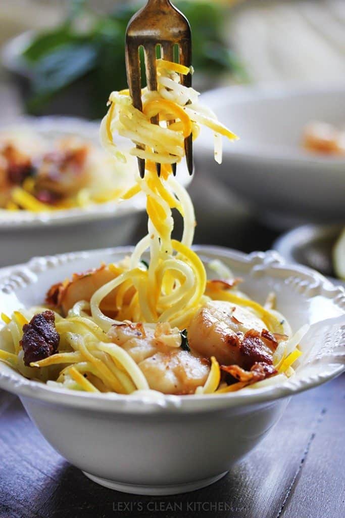 Lexi's Clean Kitchen Easy Scallop Pasta