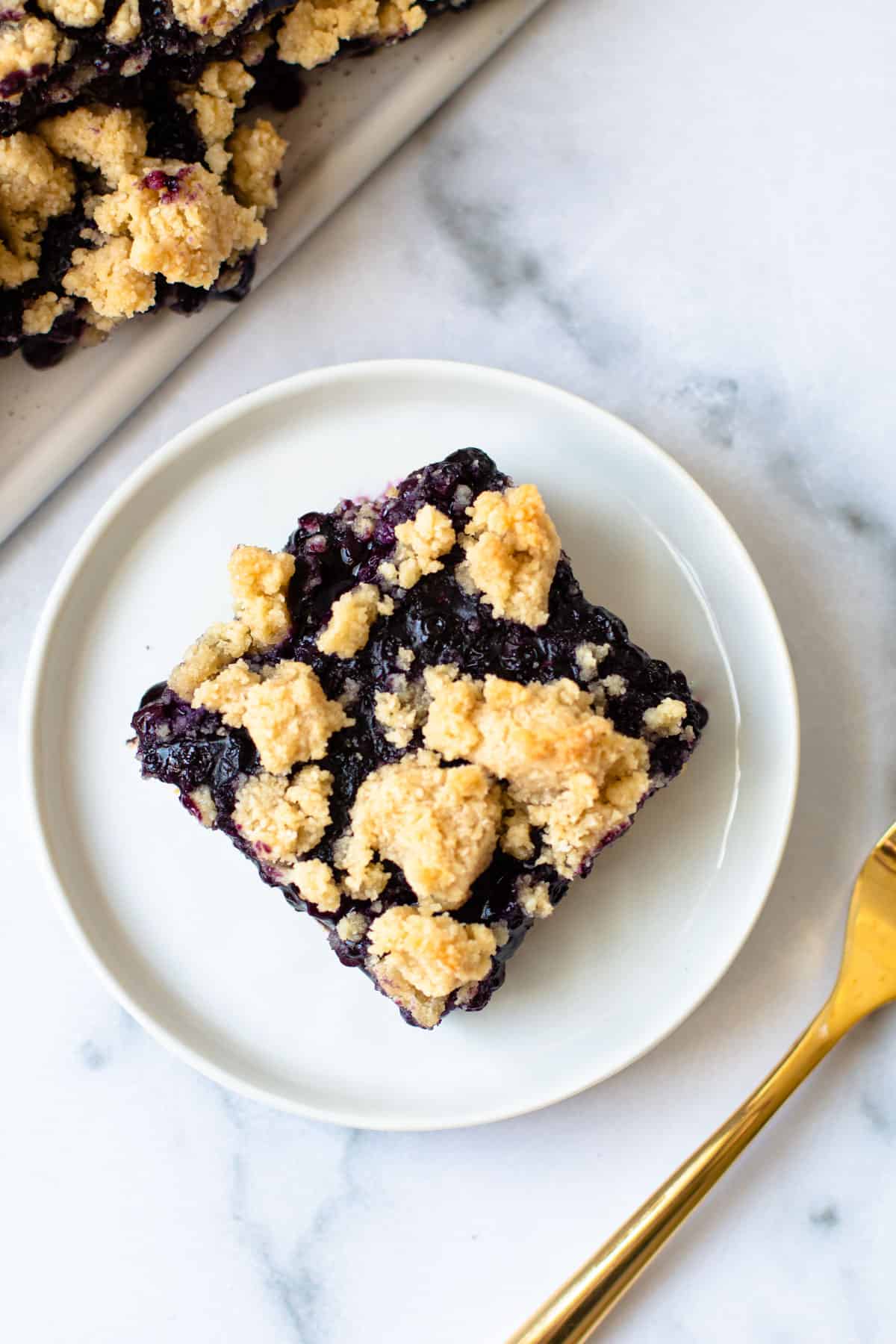 Healthy GlutenFree Blueberry Bars Lexi's Clean Kitchen