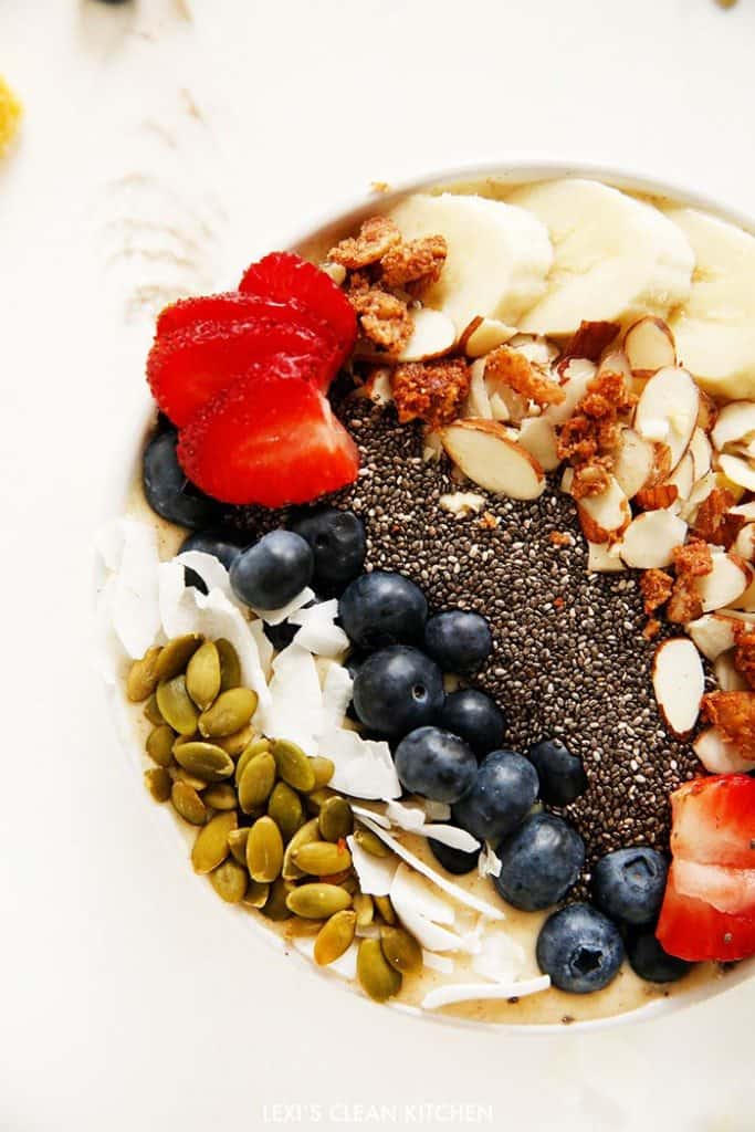 Banana Mango Smoothie Bowl Lexi's Clean Kitchen