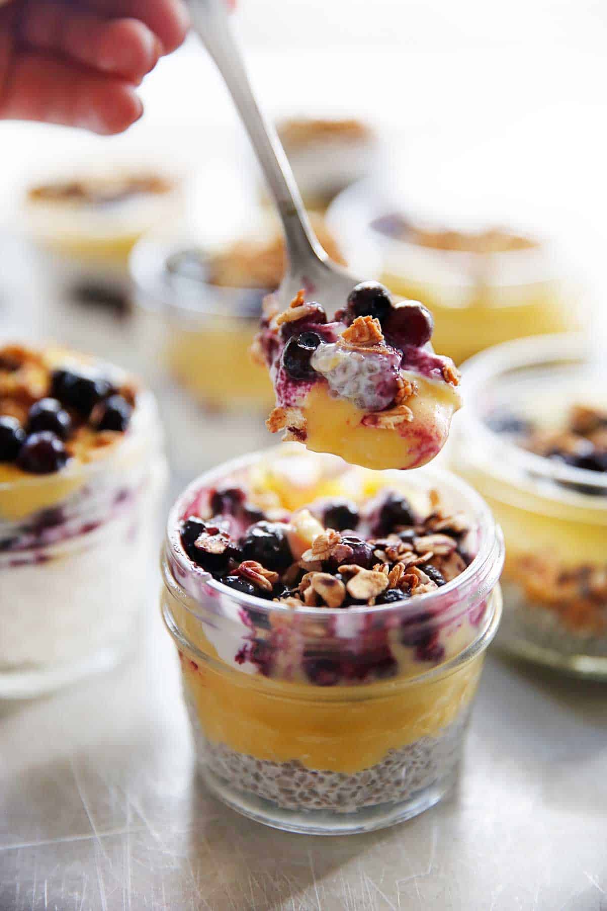 Lemon Curd and Blueberry Compote Breakfast Parfaits Lexi's Clean Kitchen