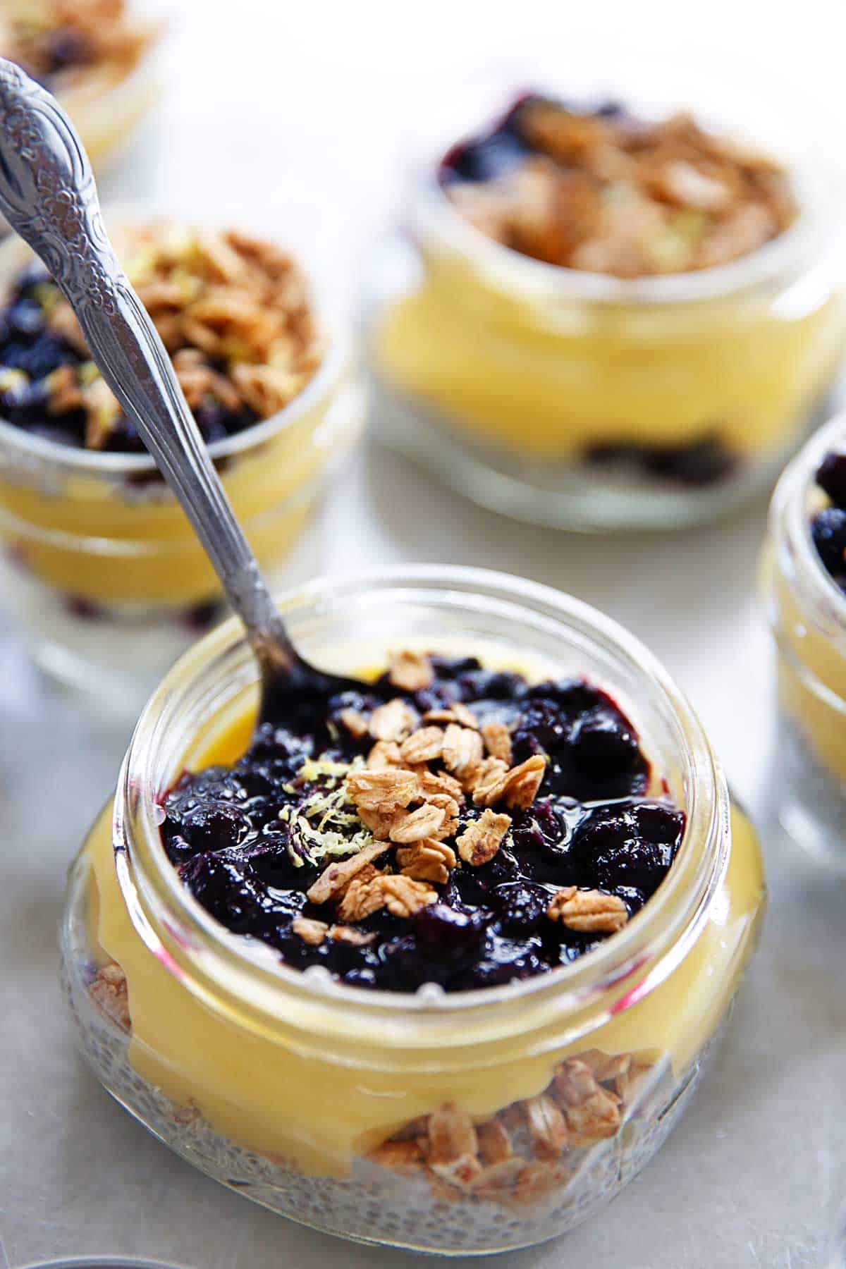 Lemon Curd and Blueberry Compote Breakfast Parfaits Lexi's Clean Kitchen