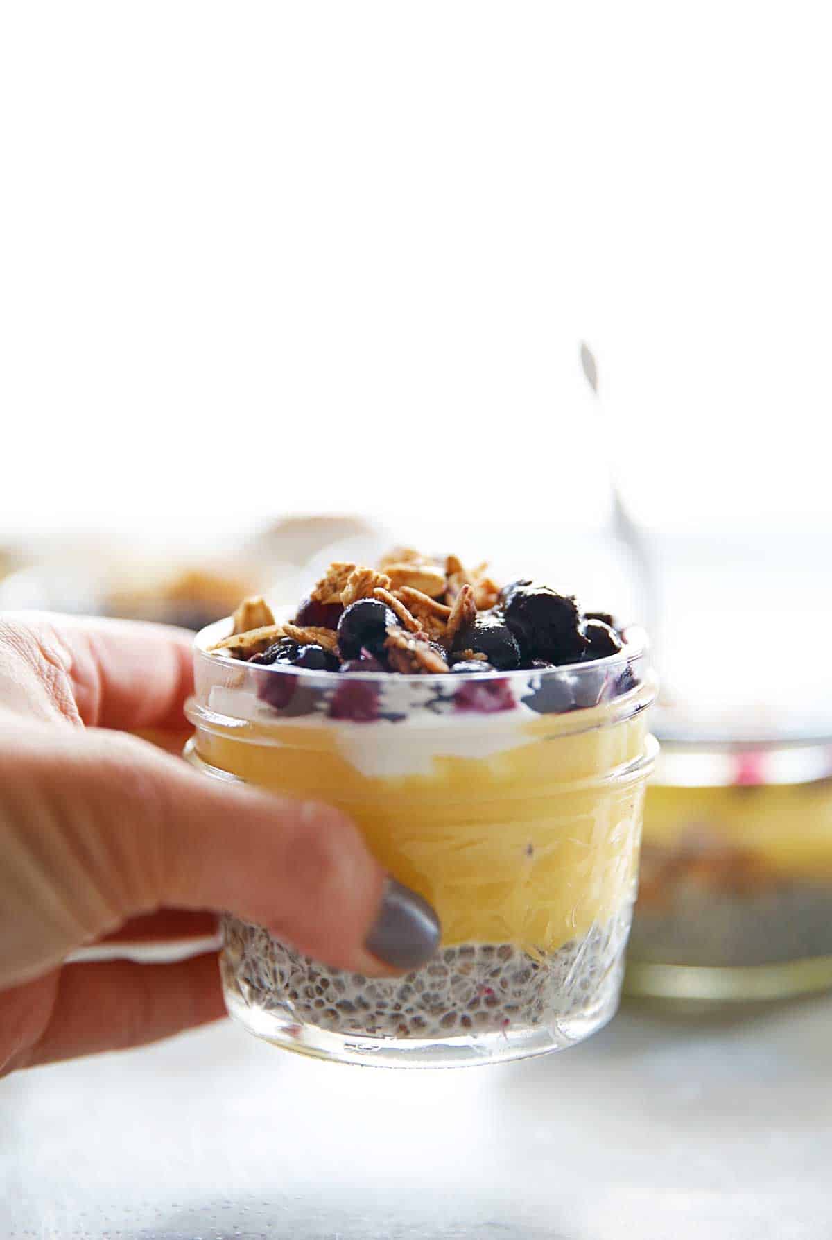 Lemon Curd and Blueberry Compote Breakfast Parfaits Lexi's Clean Kitchen