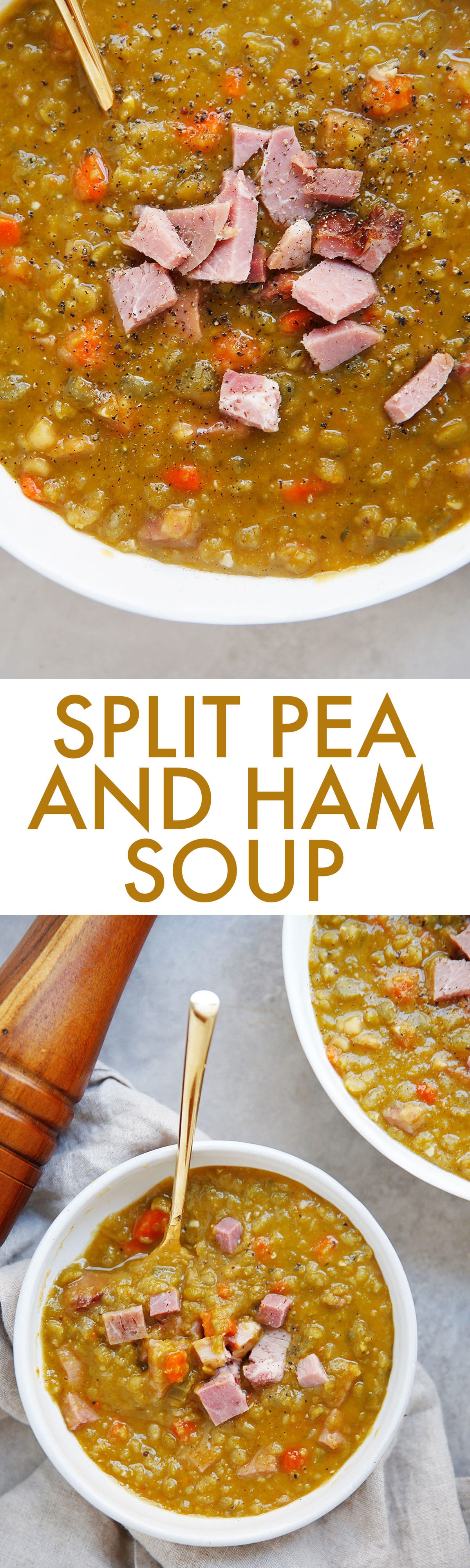 Split Pea Soup with Ham (Instant Pot or Stove Top) Lexi's Clean Kitchen