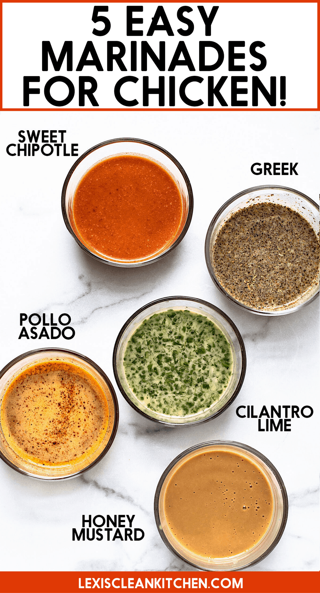 5 Chicken Marinades (FreezerFriendly) Lexi's Clean Kitchen