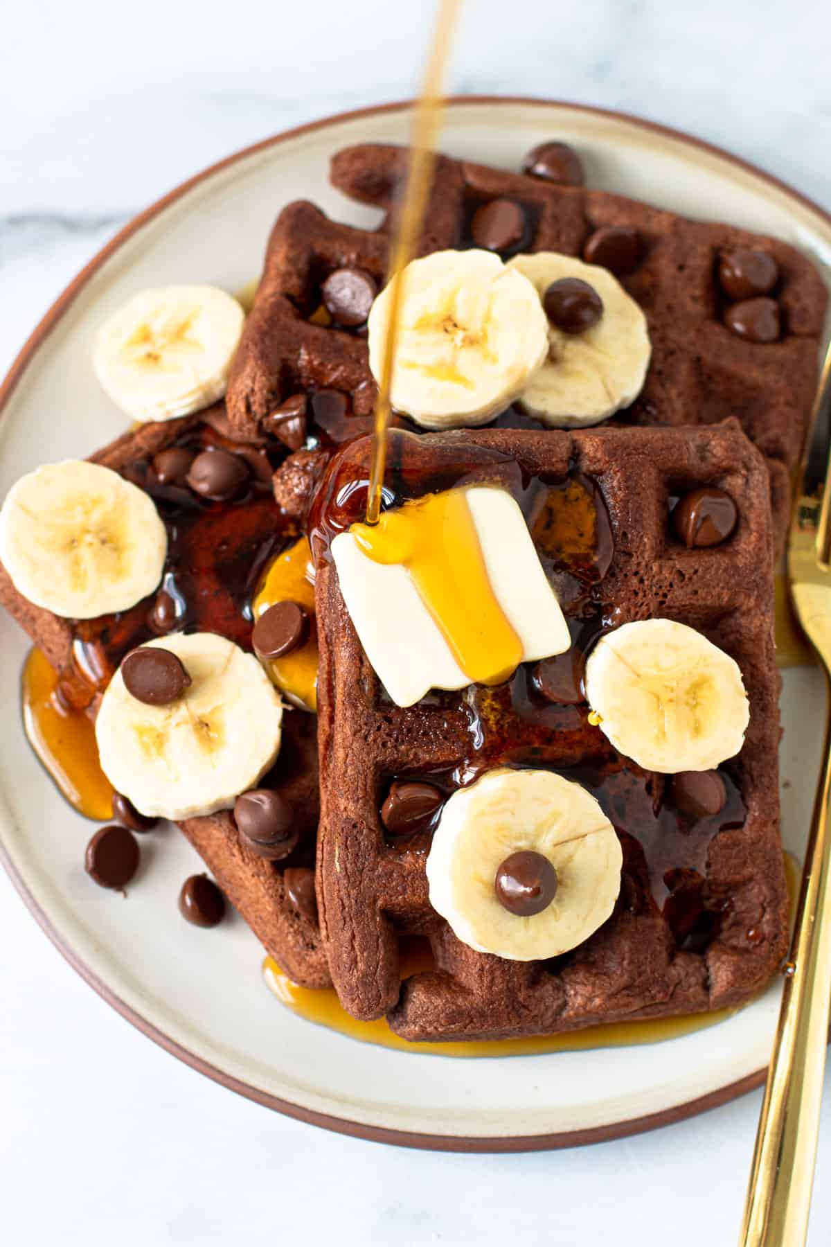 GlutenFree Chocolate Banana Waffles Lexi's Clean Kitchen