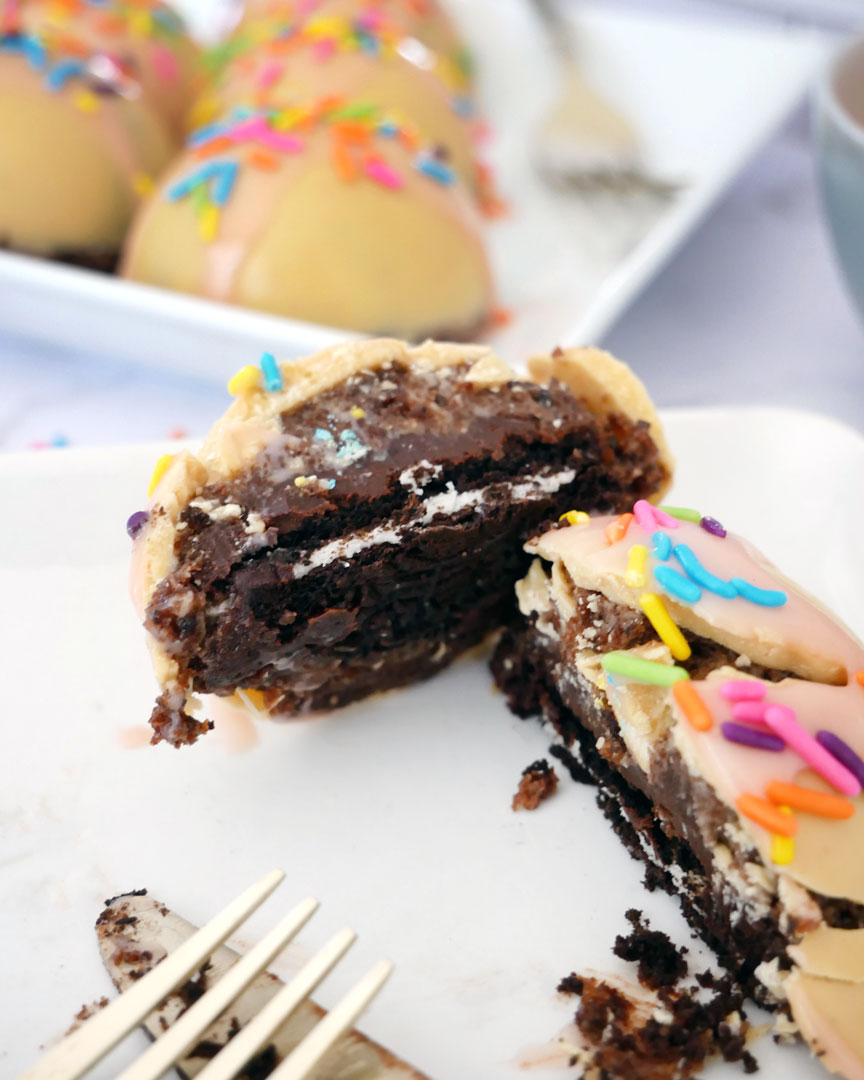 Mini Dome Cakes How To Use Cake Leftovers Easy, Quick Recipe