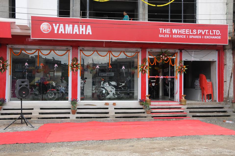 Namrata Shrestha and Malvika Subba Inaugurates Yamaha Showroom Lexlimbu