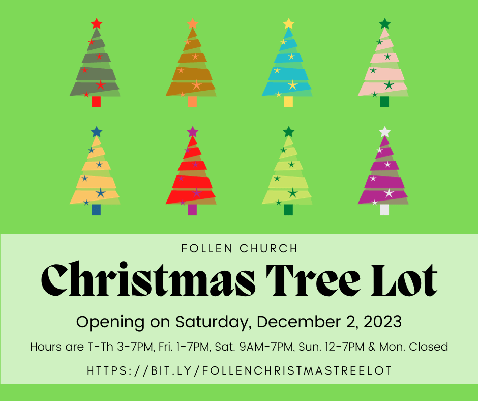 Community Announcements Follen Church Christmas Trees The Lexington