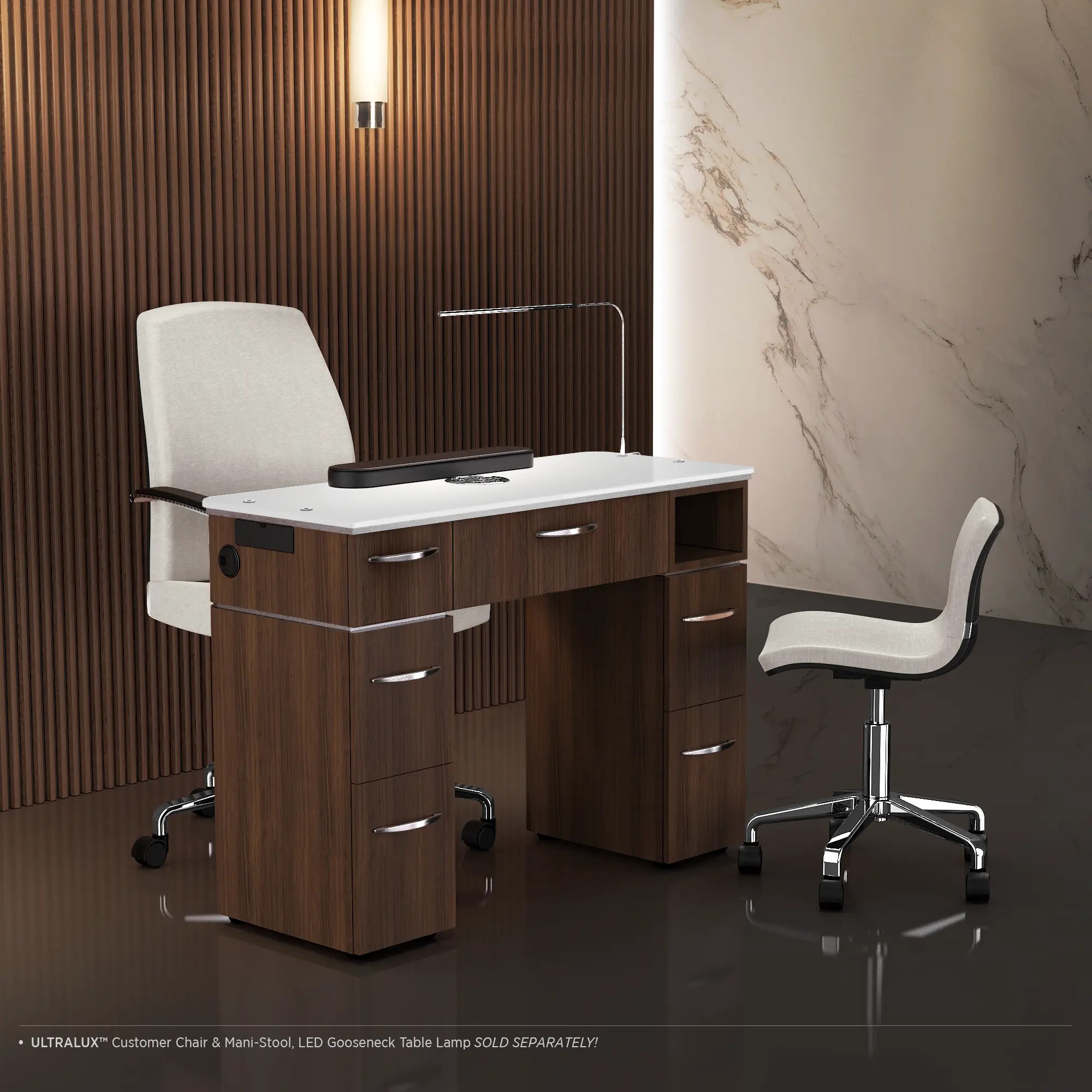 Lexor Moden Nail Manicure Table: Style & Functionality