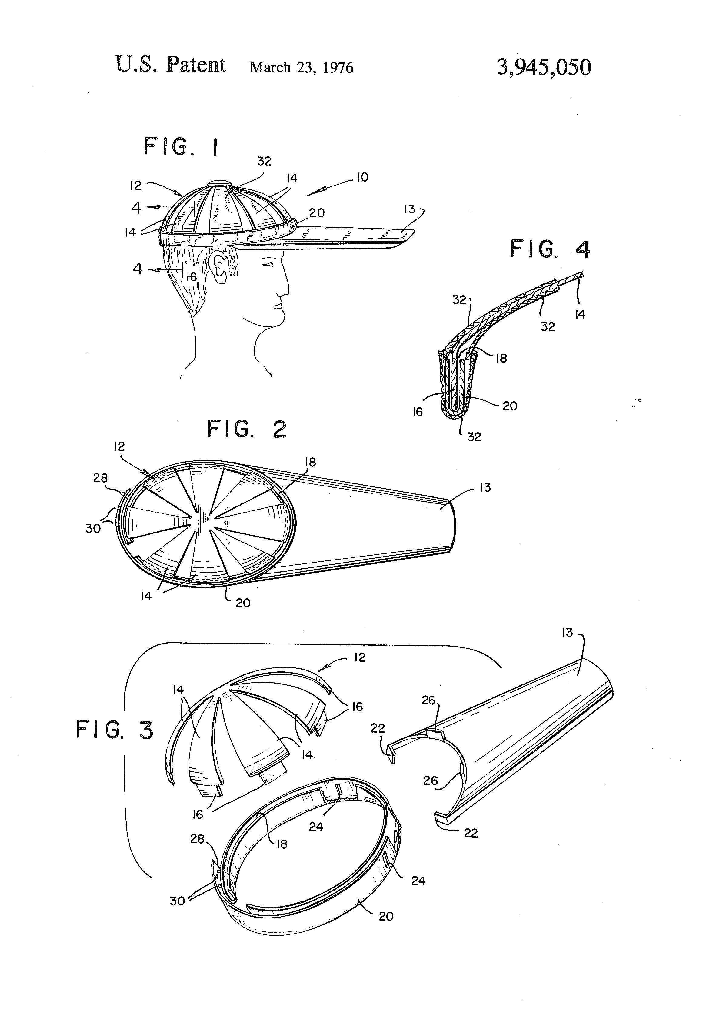 PATENT OF THE WEEK VISORED CAP