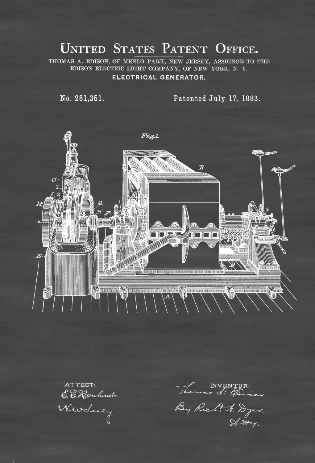 Today's Patent ELECTRIC GENERATOR