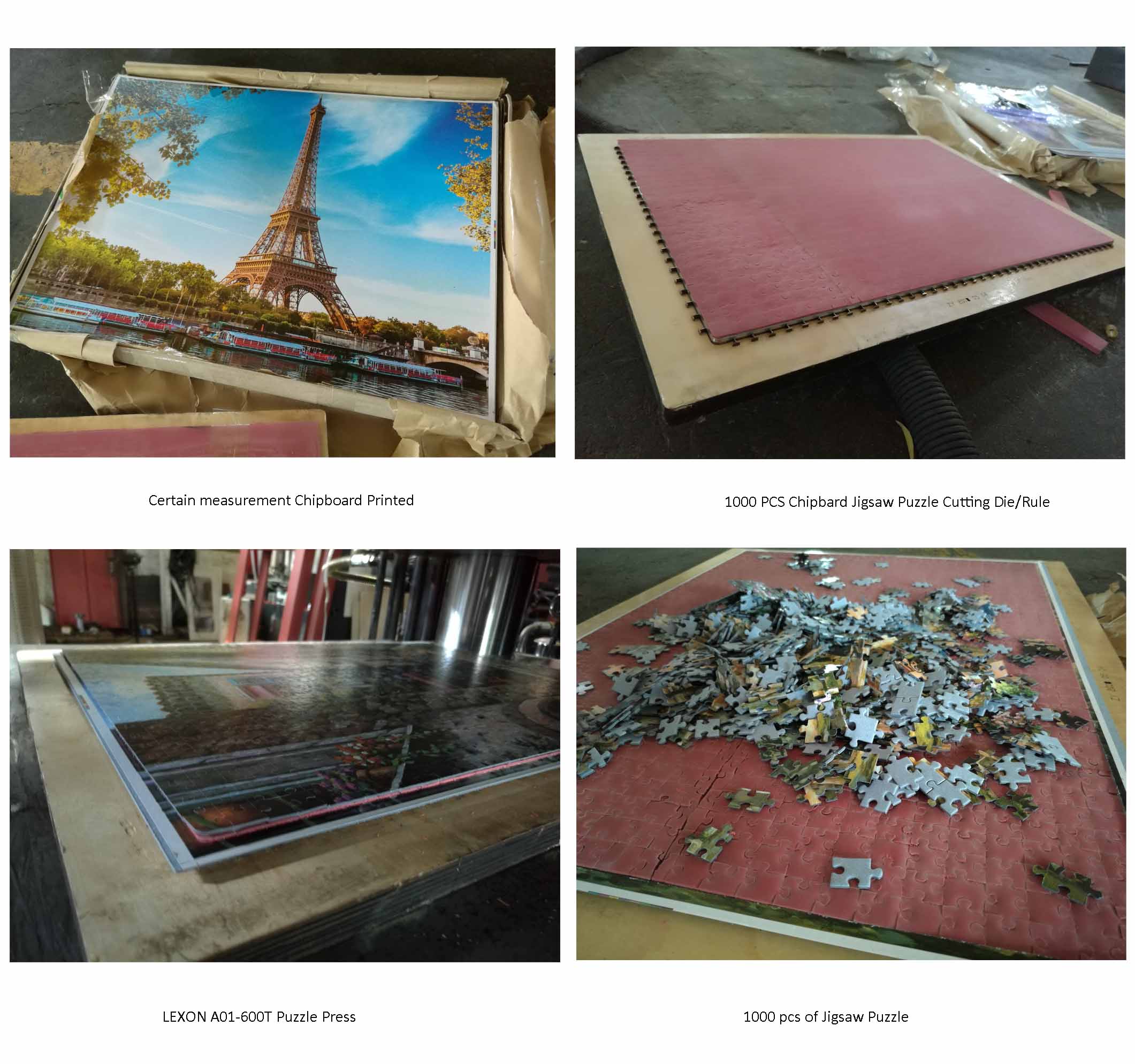 Puzzle Machine 600TJigsaw Puzzle Die Cutting Press Lexson Machinery