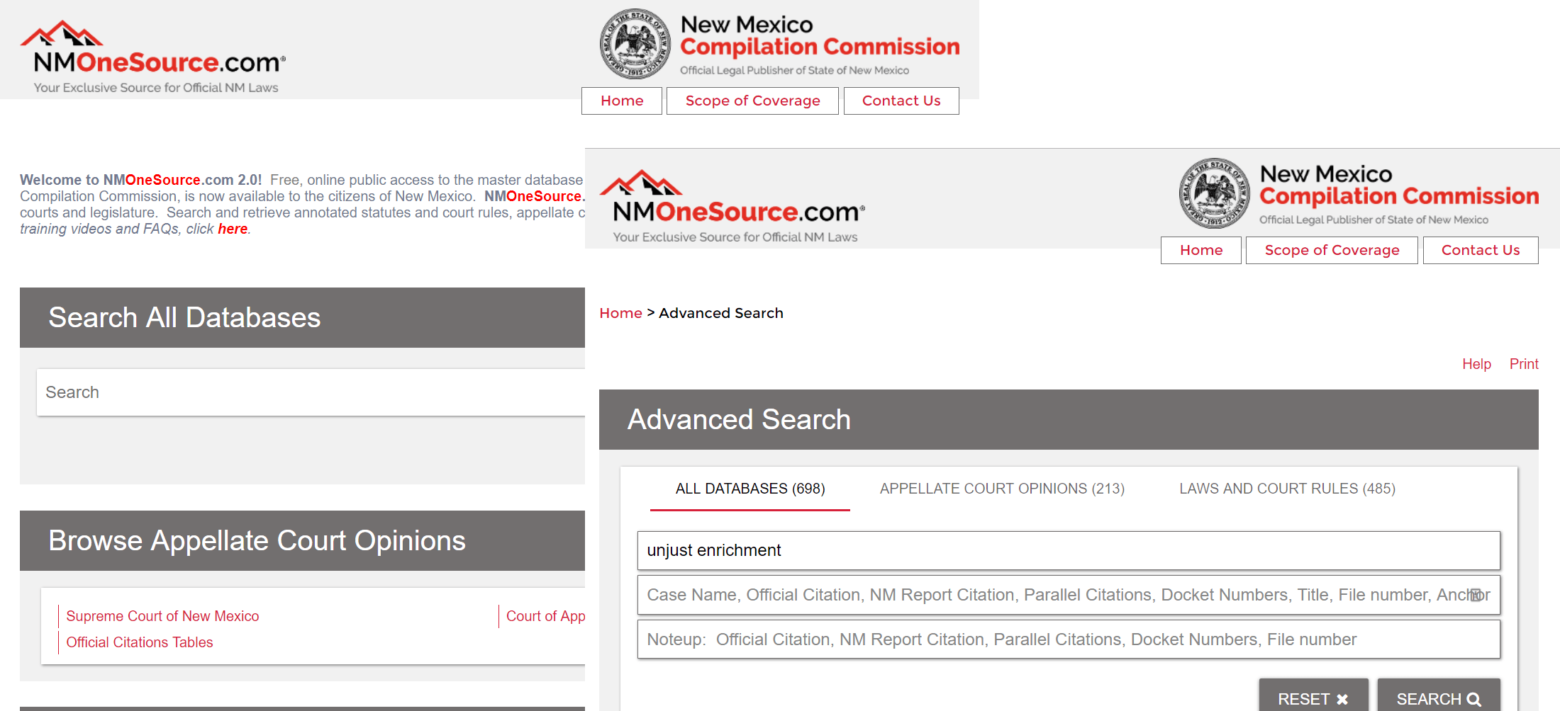 NMOneSource Exclusive Source for Official New Mexico Laws Lexum