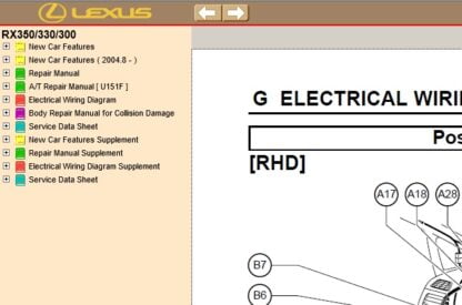 Lexus RX350 / RX330 / RX300 (MCU3X, GSU35) Service Repair Manual & EWD