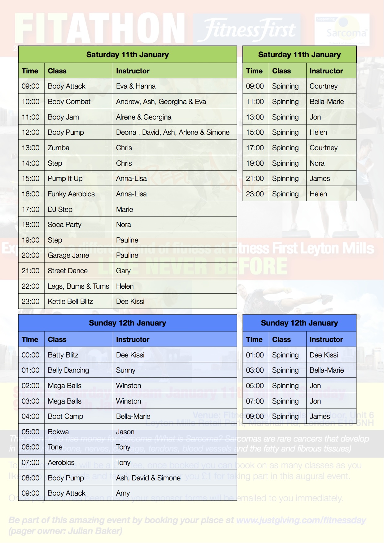 Fitness First The Curve Timetable Fitness First The Curve Premier