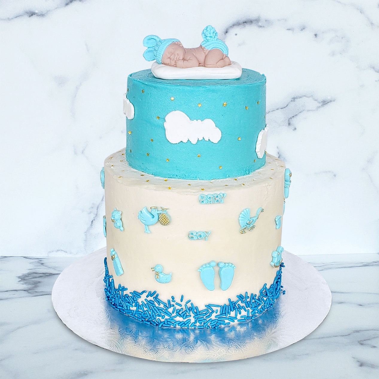 Baby Shower Cake Boy » Lezat Cakes