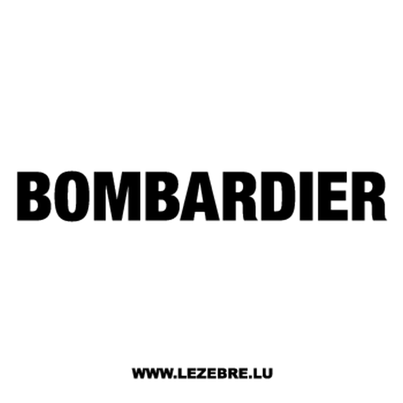 Bombardier Logo Sticker 2