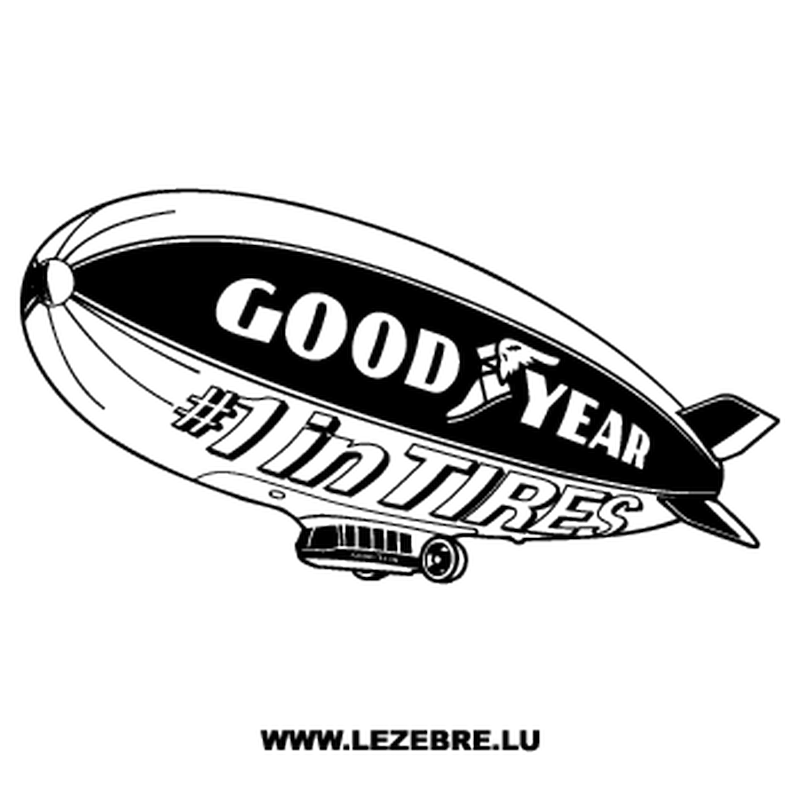 Sticker autocollant GoodYear Logo 4
