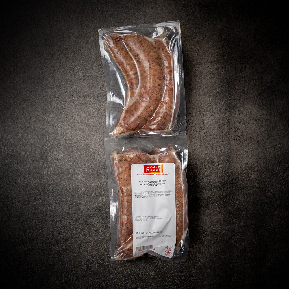 Venison Toulouse Sausages La Ferme Black River Game Farm