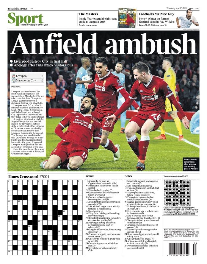 Liverpool in Europe 2017/18 Champions League