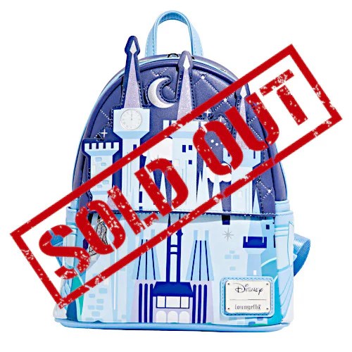 EXCLUSIVE RESTOCK Loungefly Cinderella Castle Glow Mini Backpack 2