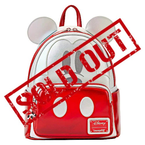 EXCLUSIVE DROP Loungefly Disney100 Platinum Mickey Mouse Cosplay Mini LF Lounge VIP