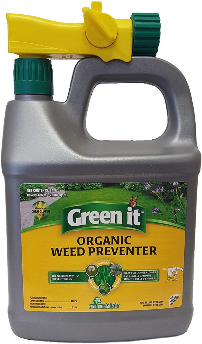 Green it Environmental Factor RTS Corn Gluten Weed Preventer Garden