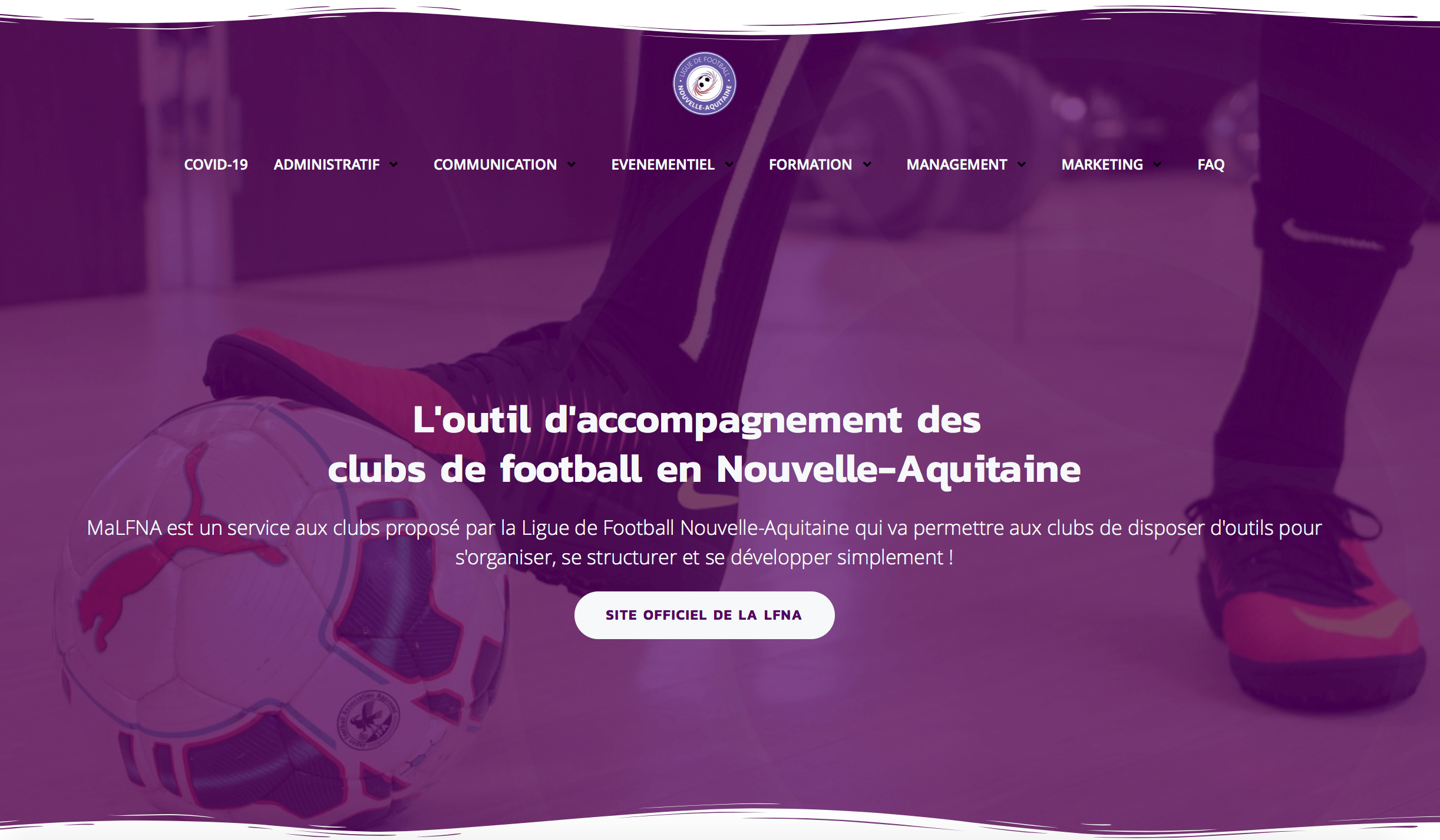 Messagerie officielle des clubs Ligue de Football NouvelleAquitaine