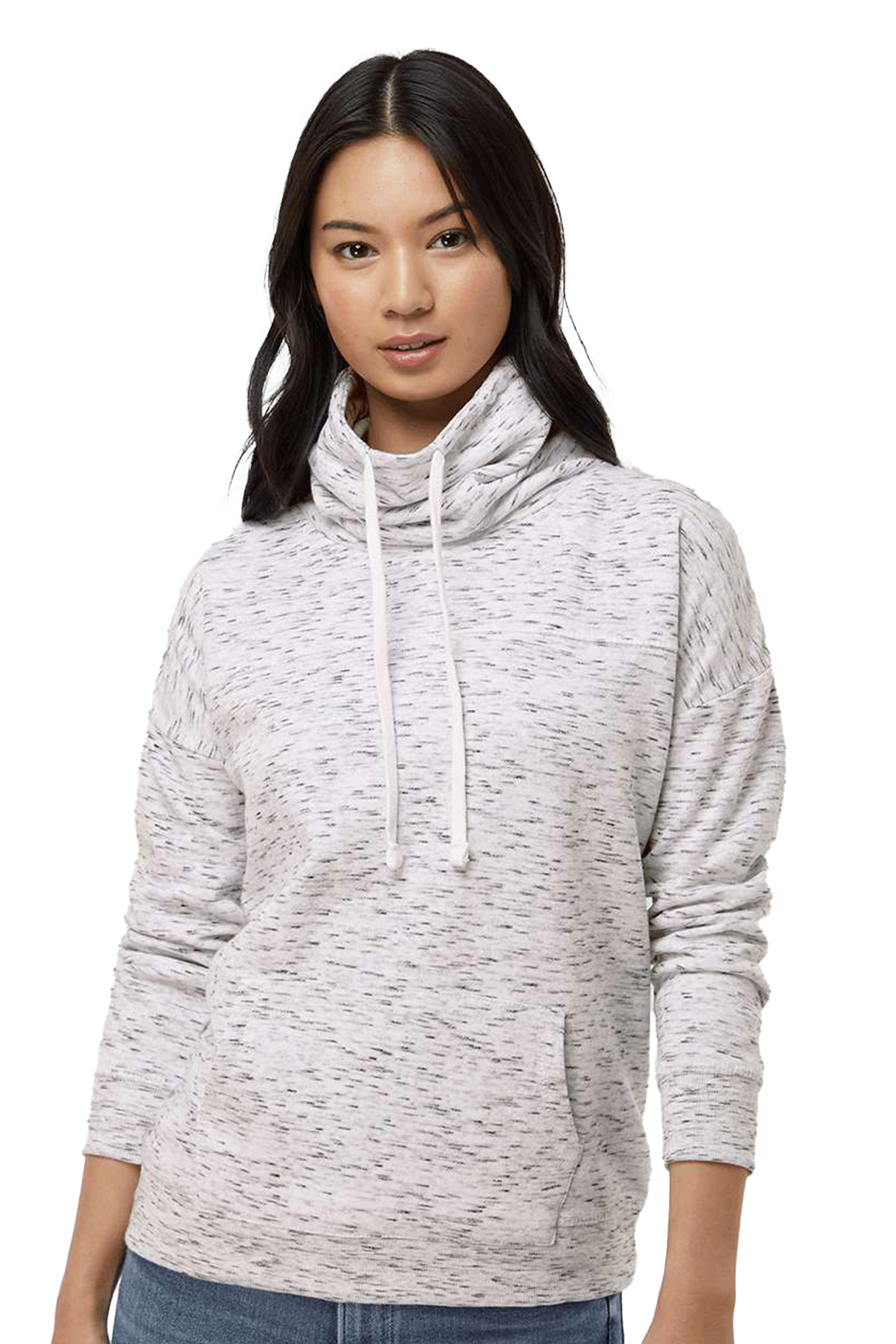 Women’s Mélange Fleece Cowl Neck Sweatshirt LFP Store