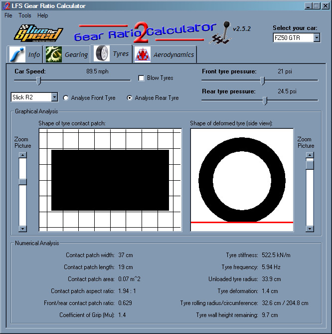 LFS Forum LFS Gear Ratio Calculator 2½ [deceased]