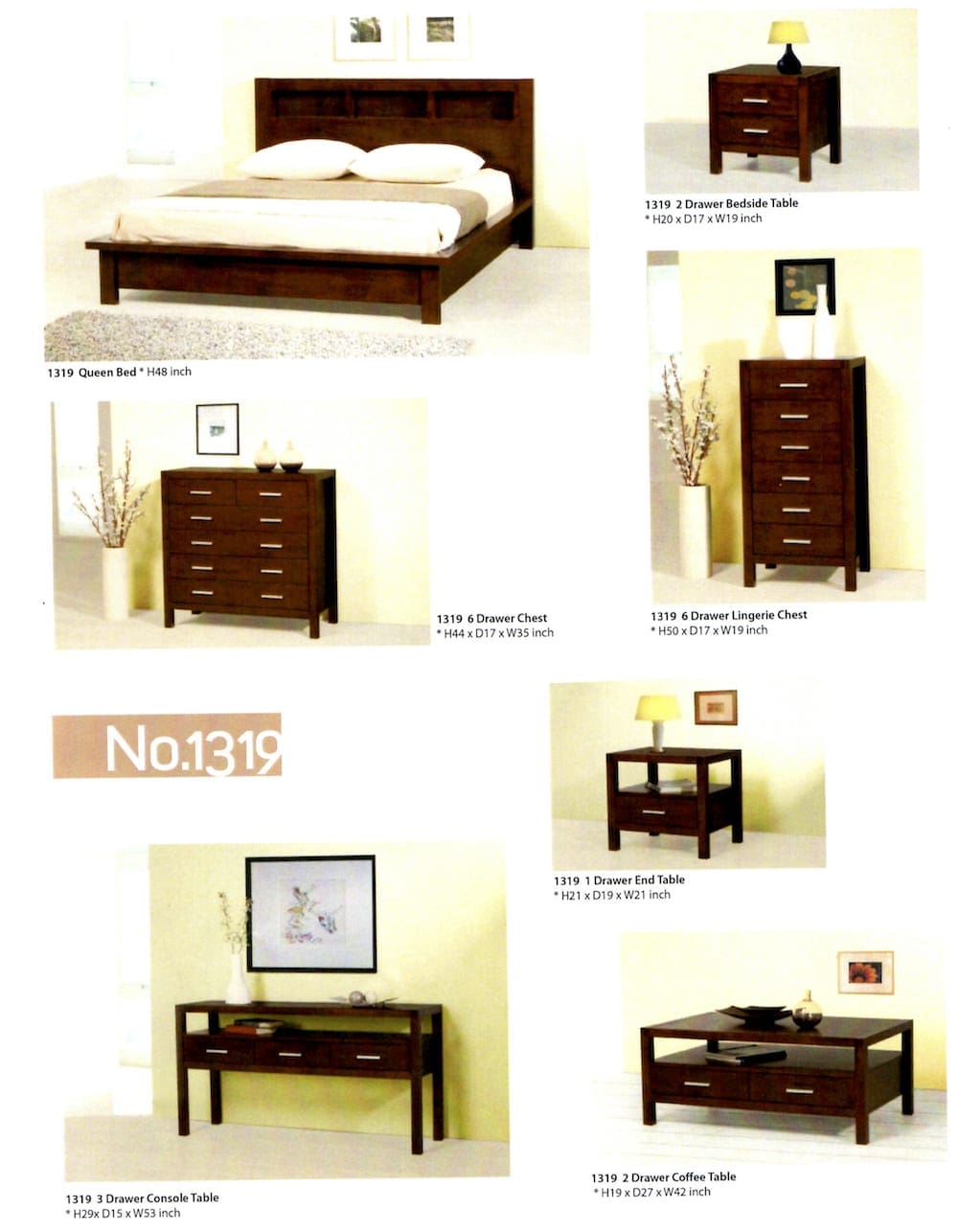 NO.1319 MAPLE WOOD CUSTOM MADE Wooden bedroom furniture L