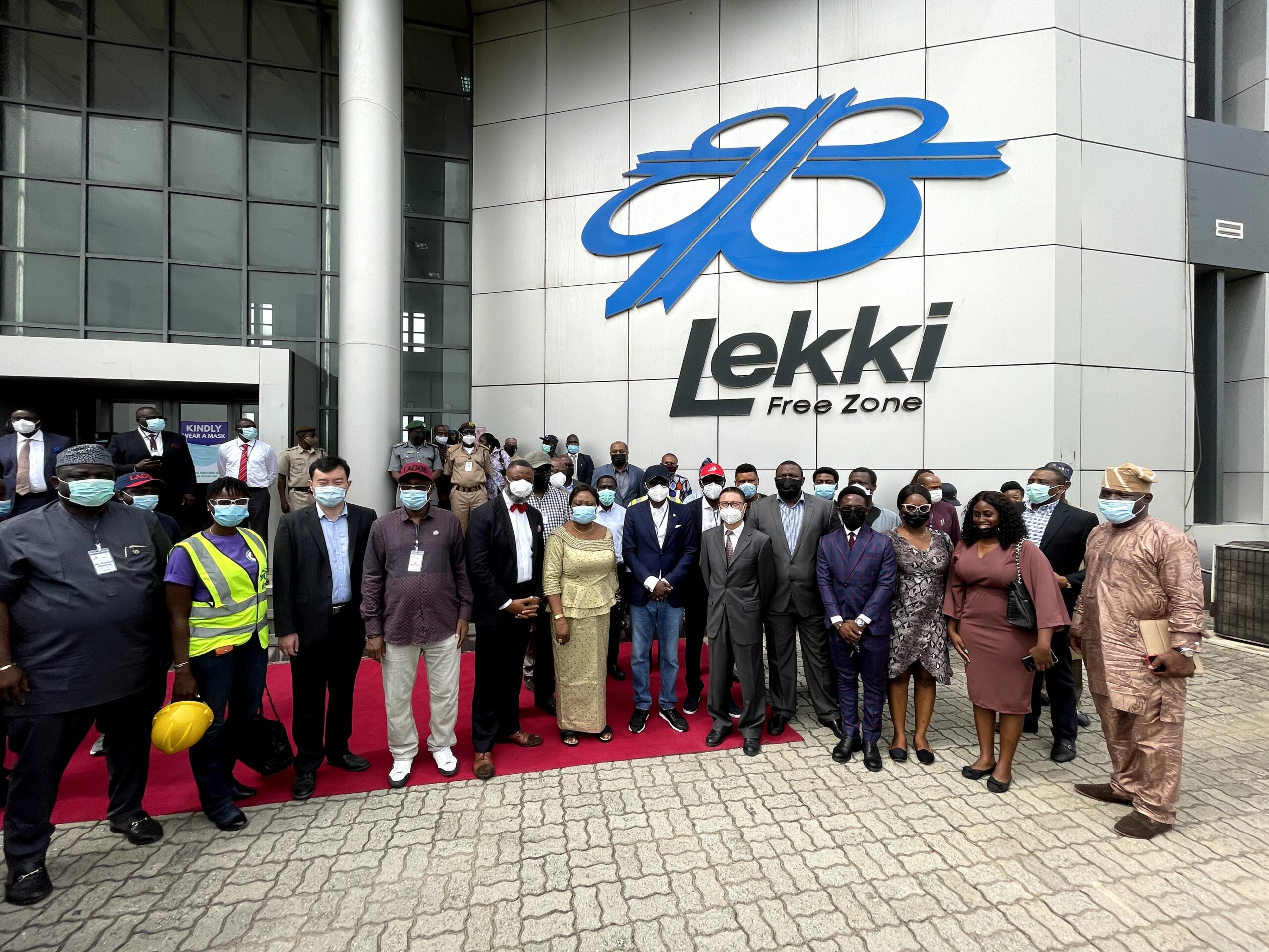 GOVERNOR SANWOOLU VISITS THE SOUTHWEST QUADRANT OF THE LEKKI FREE ZONE Lekki Free Zone