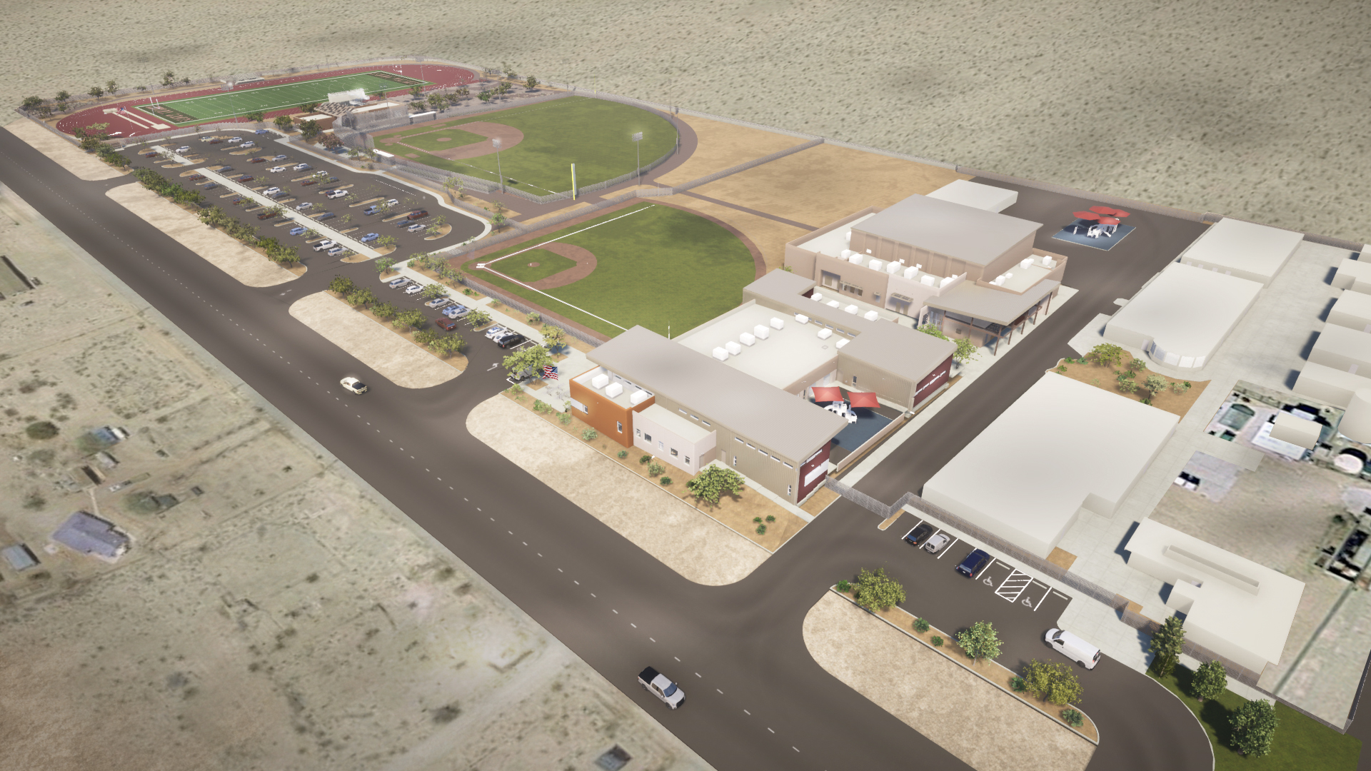 Sandy Valley School K12 Master Plan & Replacement LGA Architecture