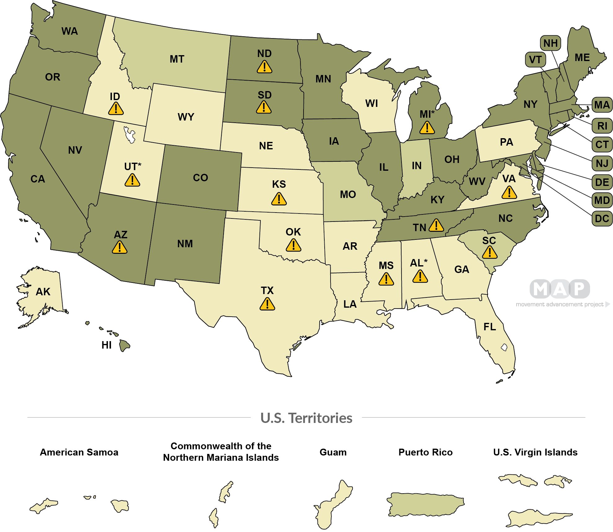 Movement Advancement Project Joint Adoption Laws