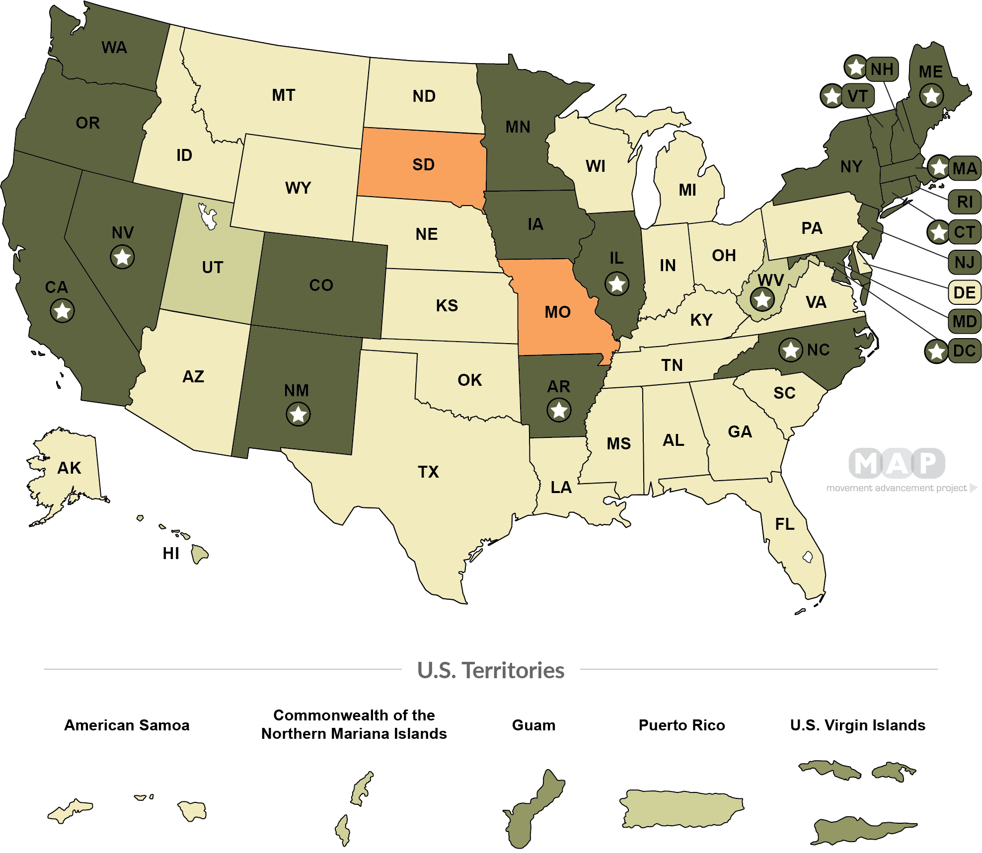 Movement Advancement Project Safe Schools Laws