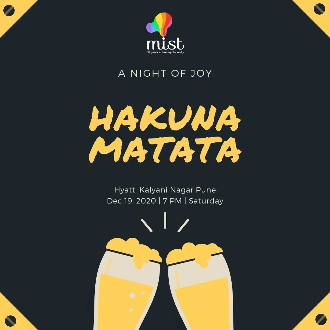 Hakuna Matata 19.12.2020 Mist LGBTQ Foundation