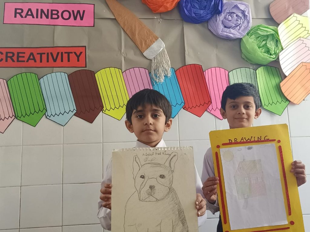 Lahore Garrison Grammar School Drawing & Colouring Competition Class 3 & 4