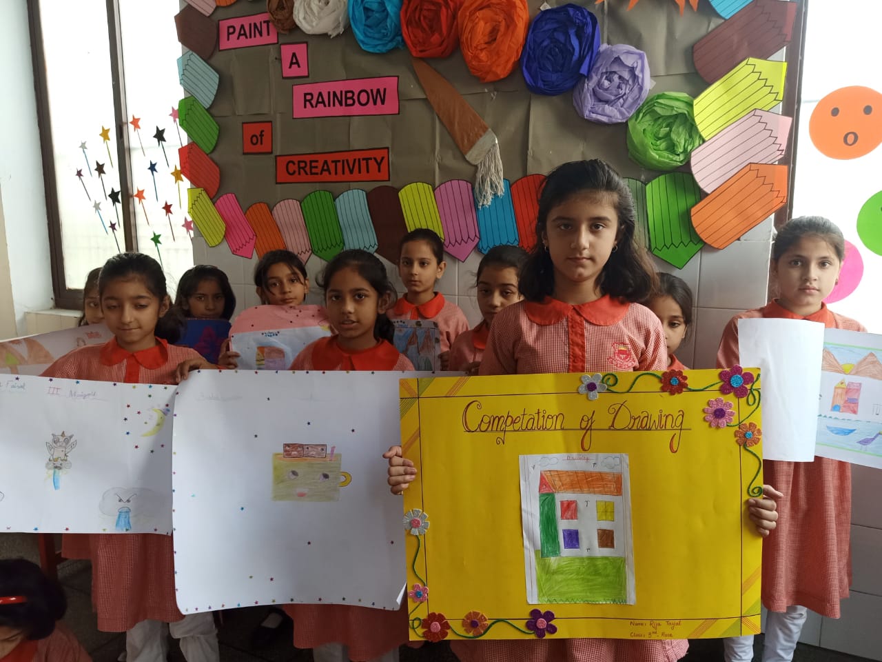 Lahore Garrison Grammar School Drawing & Colouring Competition Class 3 & 4