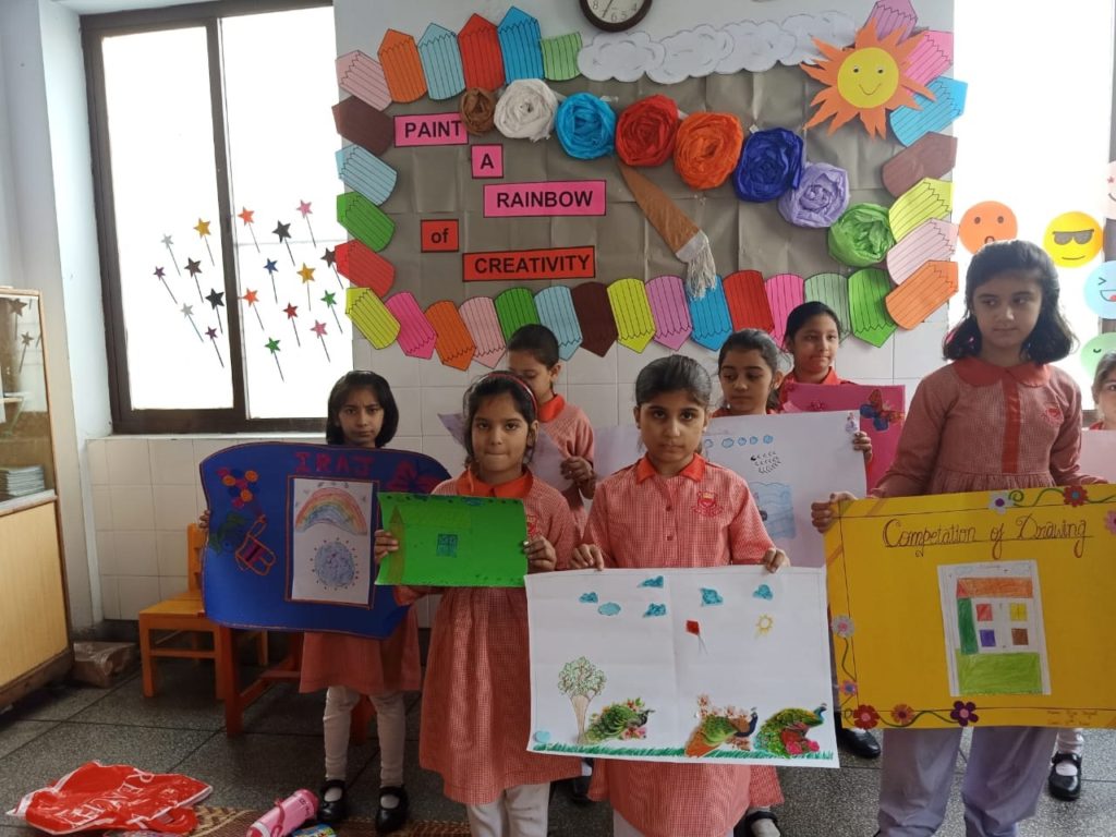Lahore Garrison Grammar School Drawing & Colouring Competition Class 3 & 4
