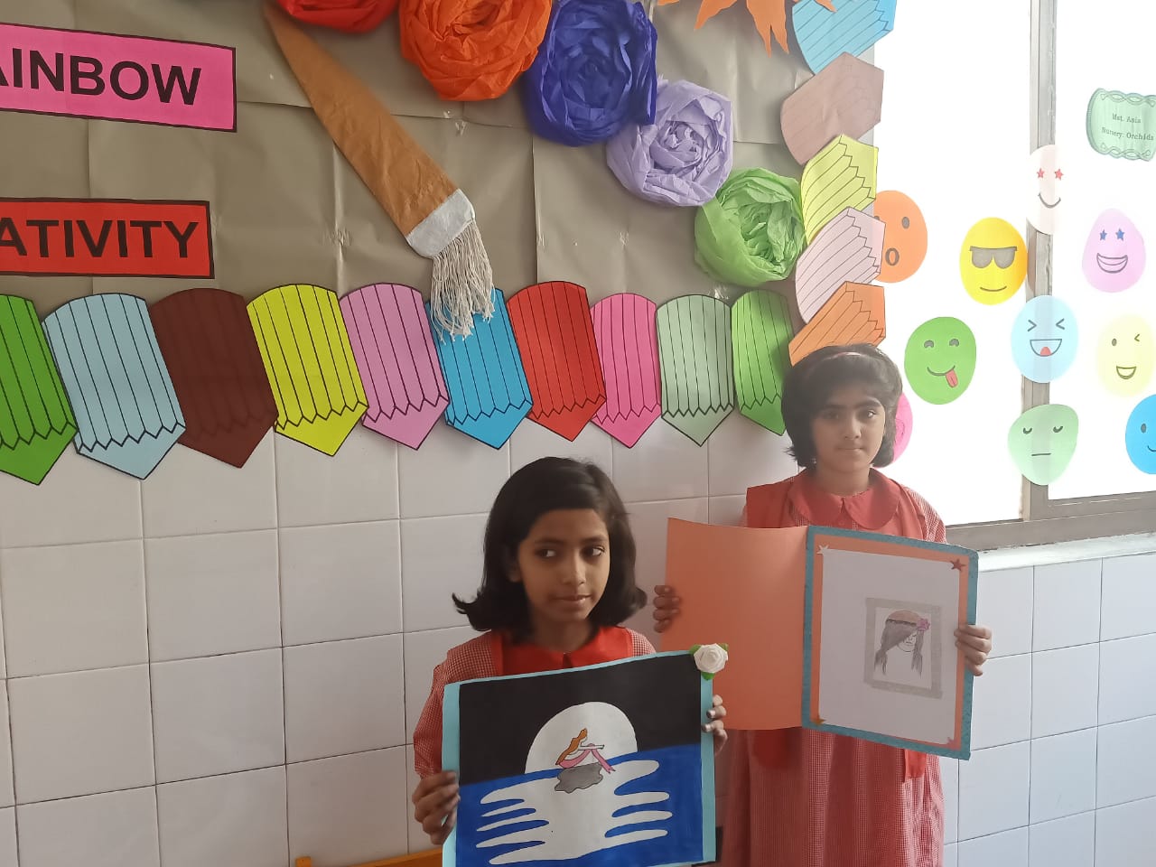 Lahore Garrison Grammar School Drawing & Colouring Competition Class 3 & 4