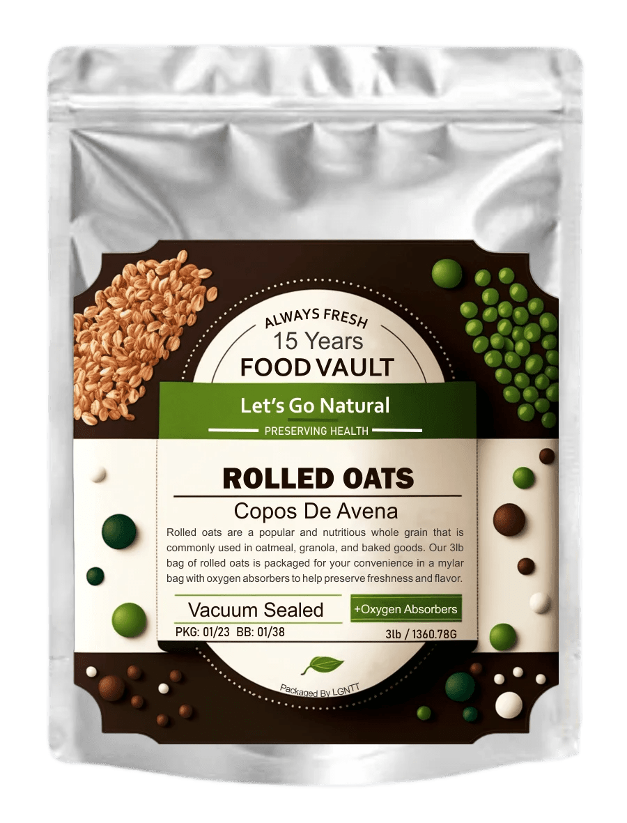 Food Vault Dried Grains Vacuum Sealed Let's Go Natural Trinidad