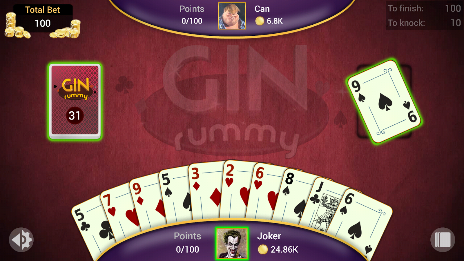 Gin Rummy Offline Android Apps on Google Play
