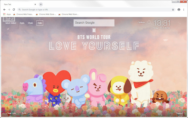 BTS BT21 HD Wallpapers New Tab Themes HD Wallpapers & Backgrounds