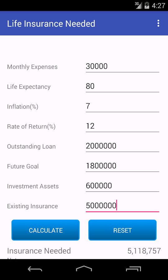 Insurance Calculator n Policy Android Apps on Google Play