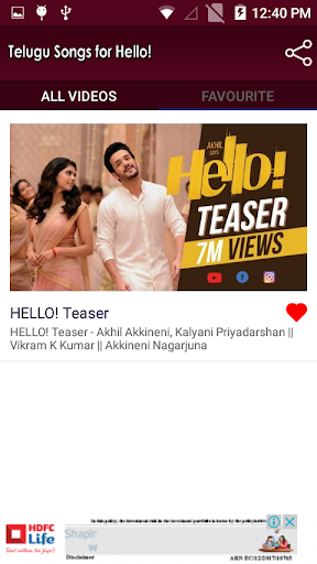 Video Songs For Hello Telugu Movie Apk Download Apkpure Co