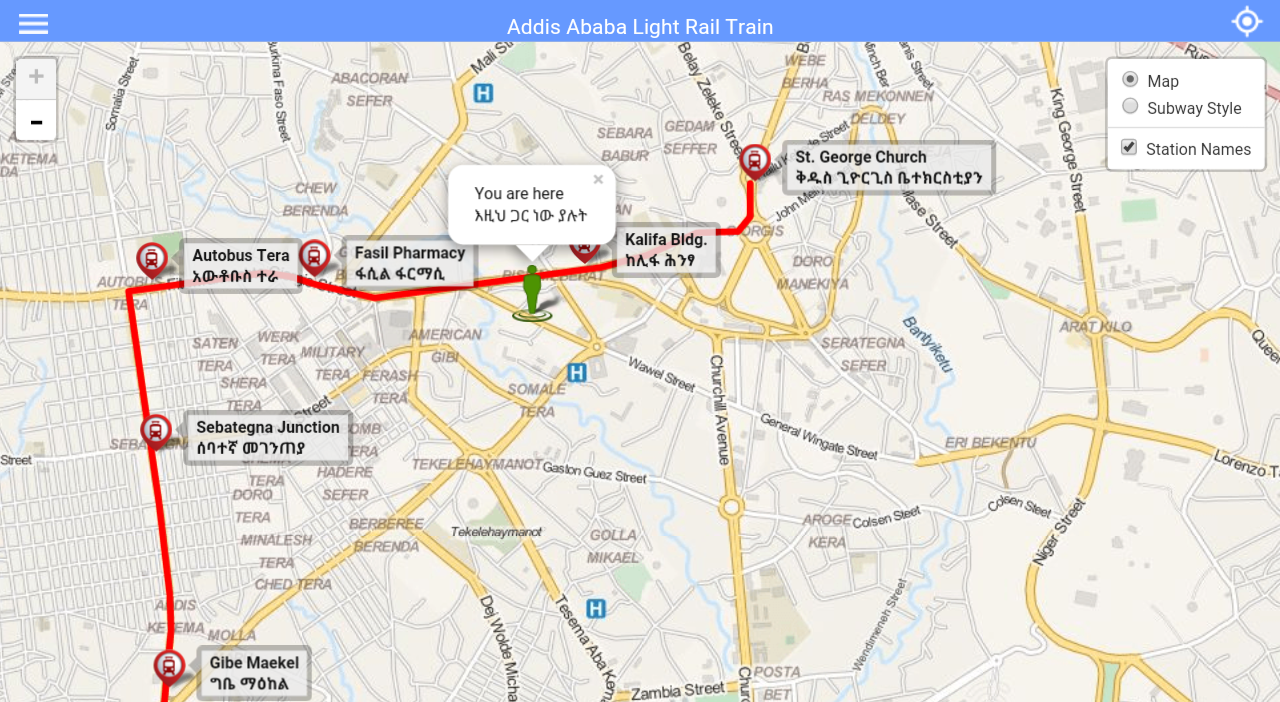 Addis Ababa Metro Map Addis Train Android Apps on Google Play