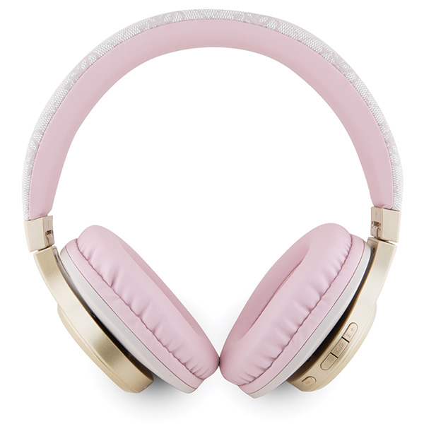 Guess headphones Bluetooth earphones GUBH604GEMP pink/pink 4G Script